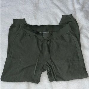 Mandala Hunter Green Jogger Scrub Pants